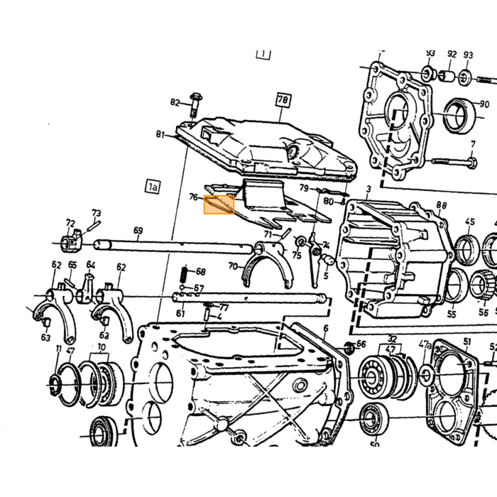Volvo Cup wiel lager achterkant vooras 240  260  740  760  780 Volvo onderdeel nr 183577