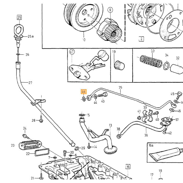 Volvo Koper ring turbo stuurbekrachtiging ea 15-20.8 mm/ geschikt voor rem verdeelblokje PV stuurbekr 164 (969011) Volvo onderdeel nr 18671