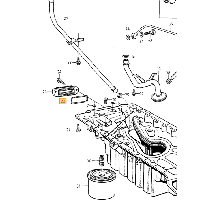 Volvo Pakking rubber hoofdremcilinder Amazon+140 676257 Volvo onderdeel nr 18677
