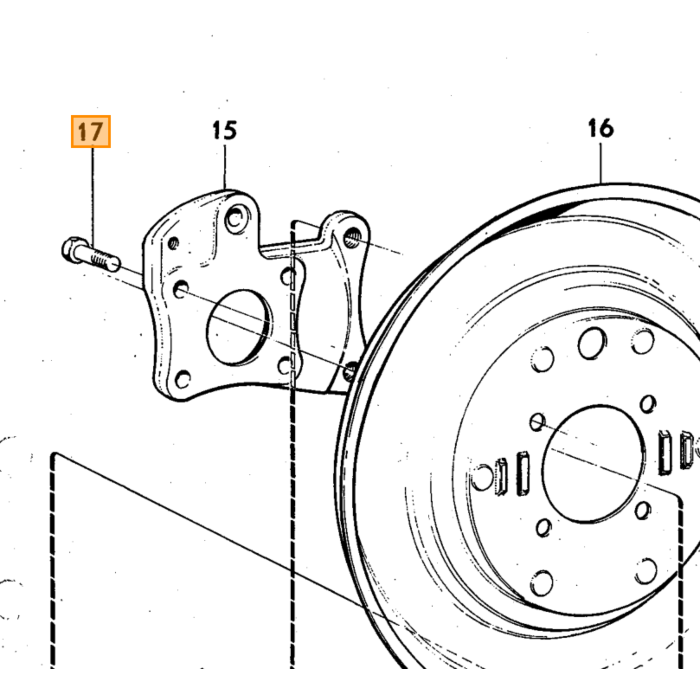 Volvo Pakking rubber hoofdremcilinder Amazon+140 676257 Volvo onderdeel nr 18677