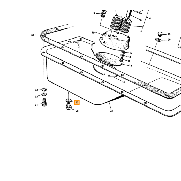 Volvo Olieaftapplug Pakking Volvo 960 - 940 - 780 - 760 - 740 - 260 - 240 -  140 - 164 - Amazon - PV - P1800 Volvo onderdeel nr 188185