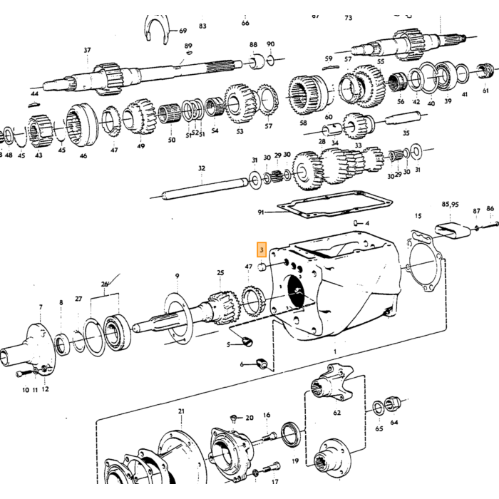 Volvo Plug versnellingsbak afdicht plug M40+M41 vriesplug 140  145  Amazon 220  P 1800  P 1800 E  P 1800 ES  P 210 Duett  Pv 444  PV 445 DUETT  Pv 544 Volvo onderdeel nr 191496