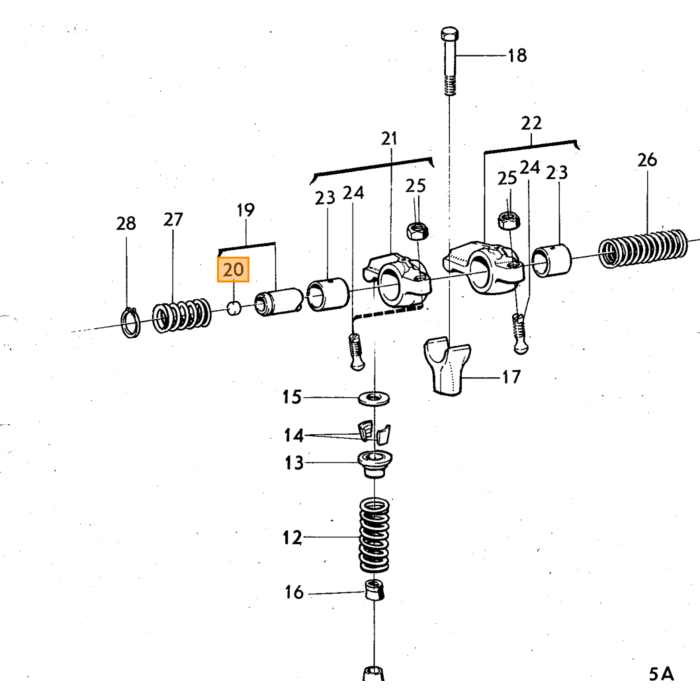 Volvo Carburateur Carter W-O B4B PV444 P445 reparatie set voor 71456 Volvo onderdeel nr 2012