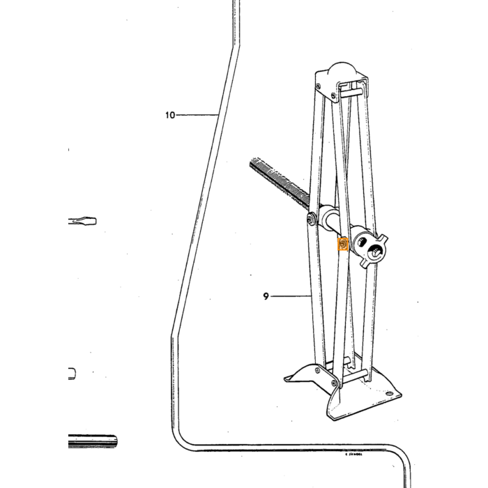 Volvo Gereedschap wieldop afnemer PV444-PV544+Amazon ea Volvo onderdeel nr 210082