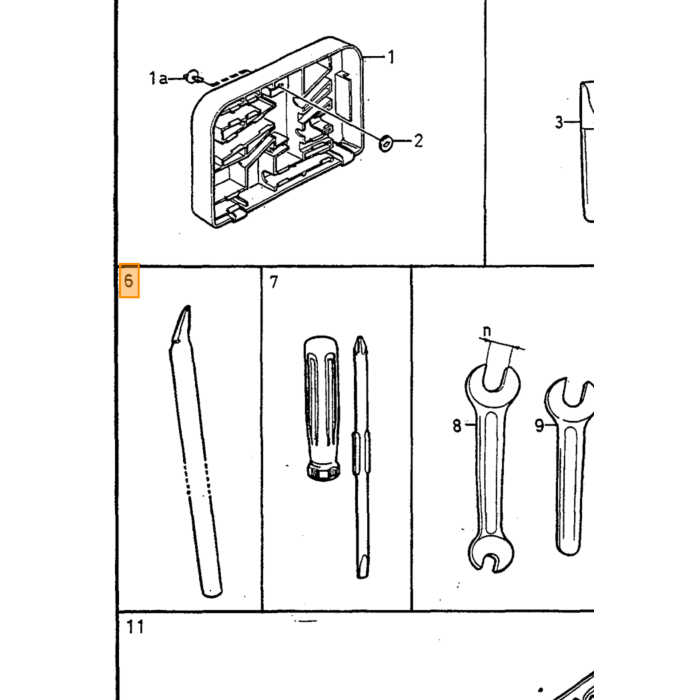 Volvo Gereedschap wieldop afnemer PV444-PV544+Amazon ea Volvo onderdeel nr 210082