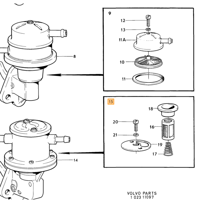 Volvo Bus ring carburateur systeem Stromberg 175 B18/B20 Volvo onderdeel nr 237308