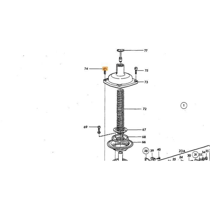 Volvo Gasklep as Stromberg 175 carburateur B20B achterset 237438 140  145  Amazon 121  Amazon 122 S  Amazon 220 Volvo onderdeel nr 237360