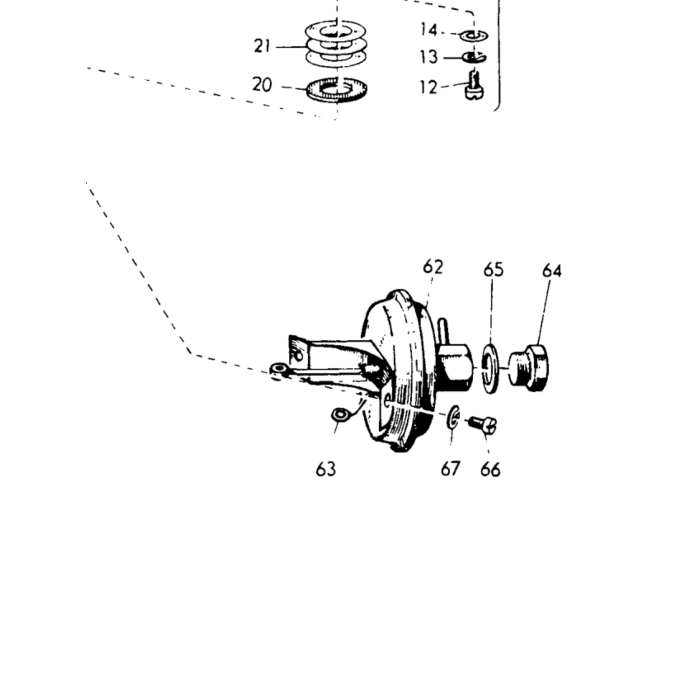 Volvo Rotor B16+B18 oud type tot 1965 (0300900012) inw.14 mm ook voor 123 ontsteking Volvo onderdeel nr 238258