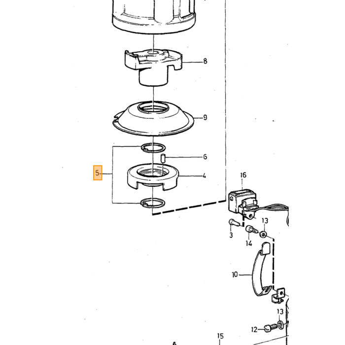 Volvo Verdelerkap B20B+B20E+B20F+B19+B21+B23+B200K+B200F+B230A+B230E(0330920006) B21ET /8  100  123  124  127  128  1307-1510  131  132  140  145  164   240   323  33  340-360  Volvo onderdeel nr 243797
