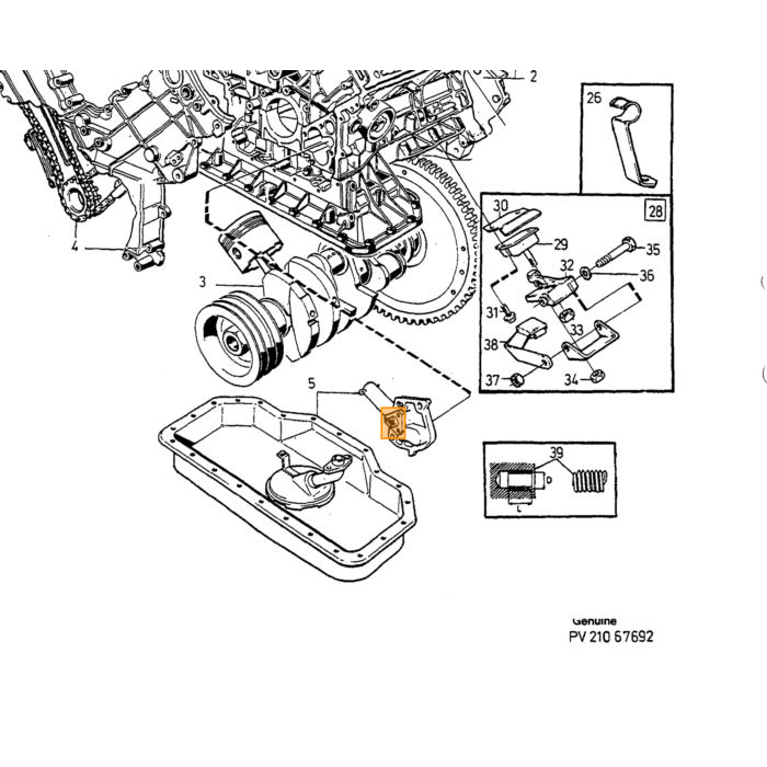 Volvo Pakkingset cilinderkop B17E+B19E+B21E +F en FT 240 340-360 Volvo onderdeel nr 270677