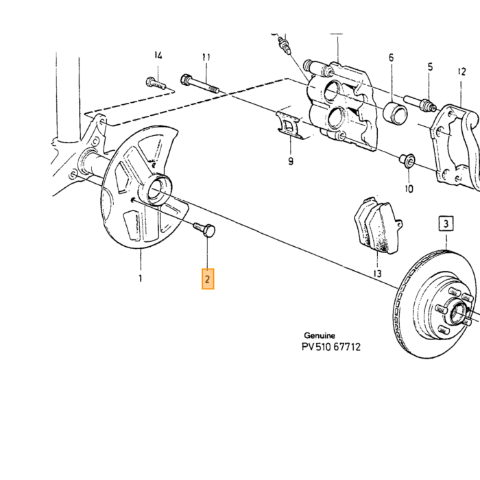 Volvo Remschijf voor 740+760+780+940+960 14inch girling+naaf 262.5mm ( geventileerd ) +naaf(1329635)(135915 760 740 Volvo onderdeel nr 270876