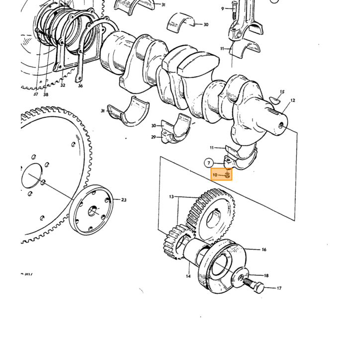 Volvo Lagerset hoofdlager B18+B20+B19+B21+B23 0.020 140  145  164  240  340-360  440  460  480  740  Amazon 121  Amazon 122 S  Amazon 220  C202  C303  P 1800  P 1800 E  P 1800 ES  P 210 Duett  Pv 544 Volvo onderdeel nr 271216