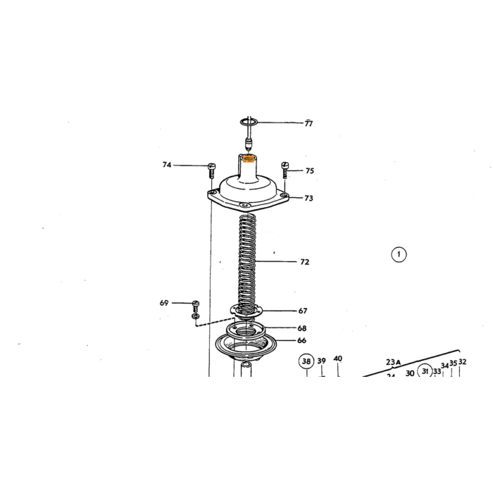Volvo Pakking Set carter (pan)+ oliefilter gaas+ pakking AW70+AW71 automatische bak 200/700/900 (1340021) Volvo onderdeel nr 271693