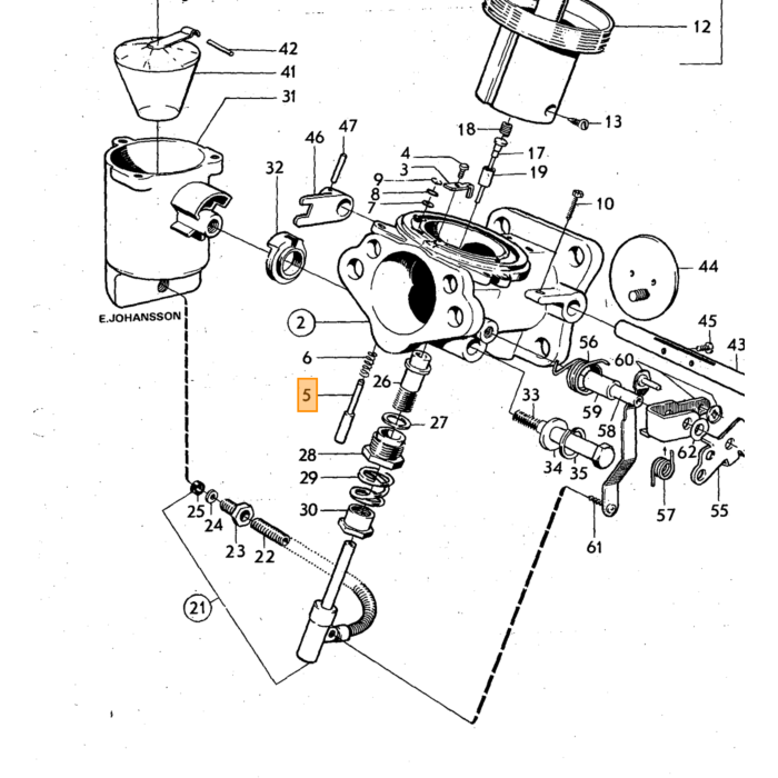 Volvo Pakking Set carter (pan)+ oliefilter gaas+ pakking AW70+AW71 automatische bak 200/700/900 (1340021) Volvo onderdeel nr 271693