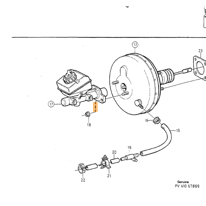 Volvo Remblok set achter V70 C70 760 740 960 940 S70 240 850 260 780 V70 -2000 (30793802) (272407)  Volvo onderdeel nr 271758