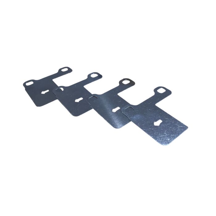 Rem Anti trilplaatjes shim achter 850-C70/2005-S70-V70 -2000 set 4 st  2 WD