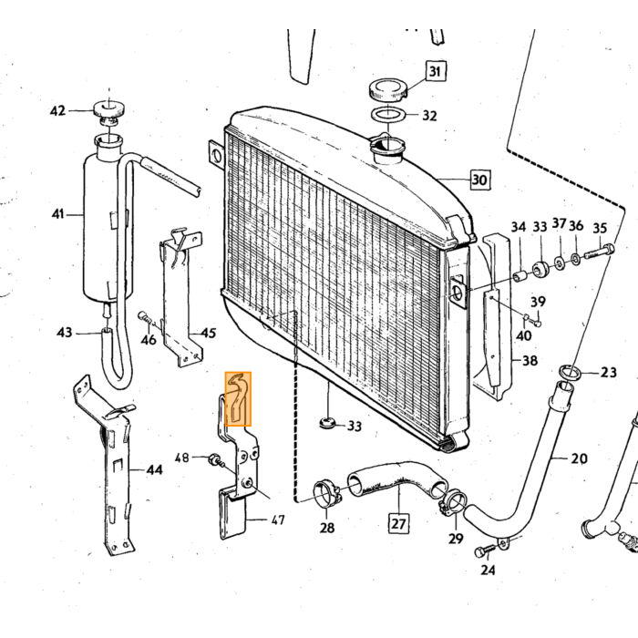 Volvo Thermostaat B18+B20+B30 92gr 140 240 273164 Volvo onderdeel nr 273277