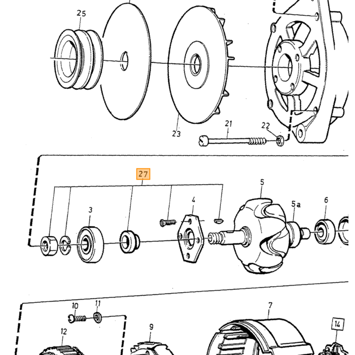 Volvo reparatieset Volvo onderdeel nr 273503