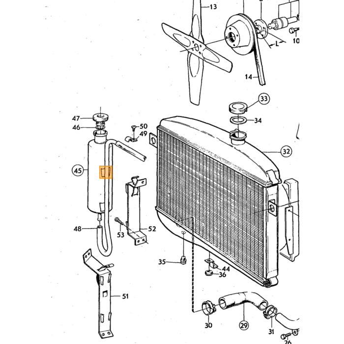 Volvo Pakkingset waterpomp B18 +B18D  B20 1962-1968 B20B+B20D-B20E-B20F 1969-1974 B20A/F 1975-76 (ringen laag 8.5mm ) 270664 Volvo onderdeel nr 275540