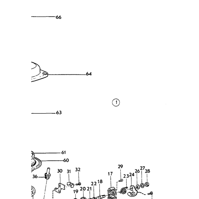 Volvo Carburateur revisie set Zenith 36VN voor B18A  Amazon 121  Amazon 122 S  Amazon 220  P 210 Duett  PV44  PV 445 DUETT  PV544 Volvo onderdeel nr 276286