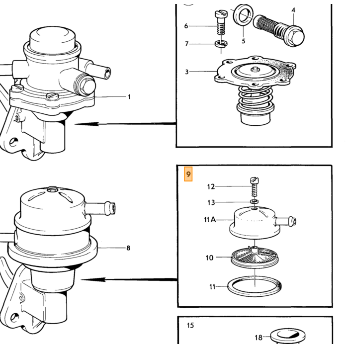 Volvo reparatieset Volvo onderdeel nr 276303