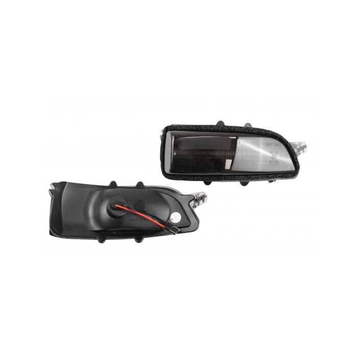 LED-sidoblinkers till spegel, klar lins Dynamic, 1 par C30, C70, S40, S60, V50, V70