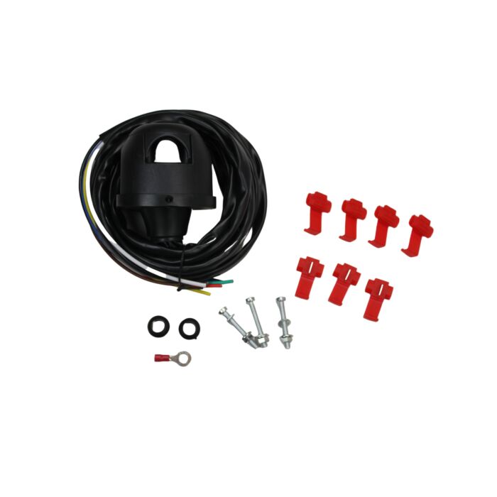 Trekhaak kabelset compleet met stekkerdoos 7 polig universeel Aamzon+PV544+Duett+P1800+240+140+164 850 v70 