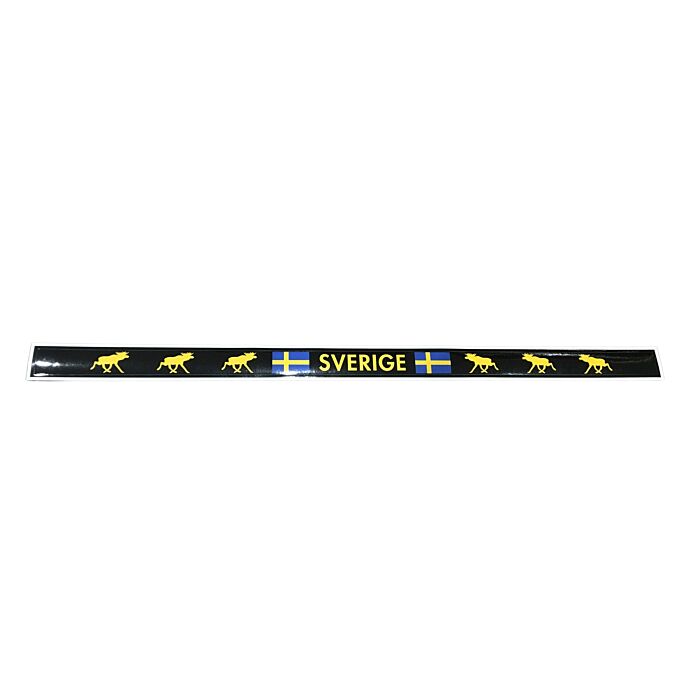 Volvo Sticker voor op kentekenplaat - Eland en Zweden (Sverige)Maten: 500 x 20 MM Volvo onderdeel nr 34193S