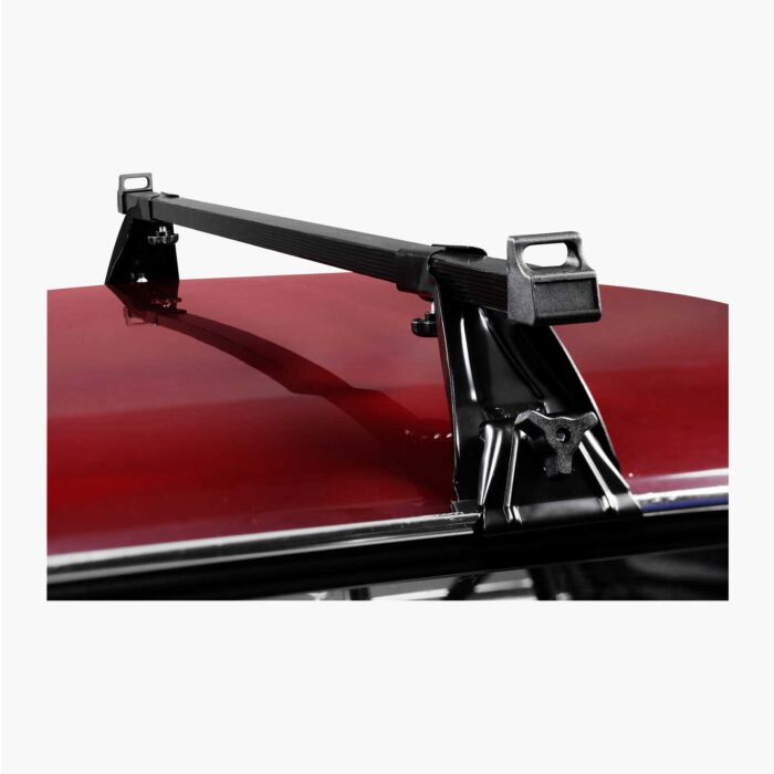 Volvo Dakdrager set 2st   240 740 760 amazon PV544 140 164  past in gootrand max 75kg  dakrail  120 cm  Volvo onderdeel nr 34234