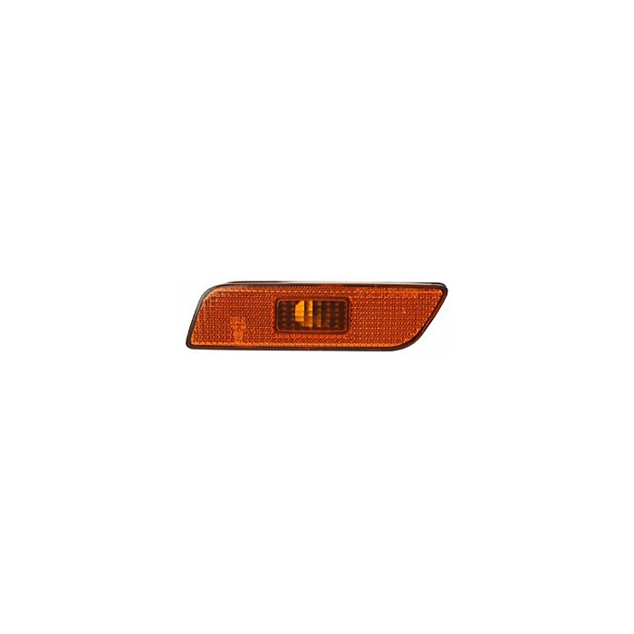Bumper lamp links S80 oranje