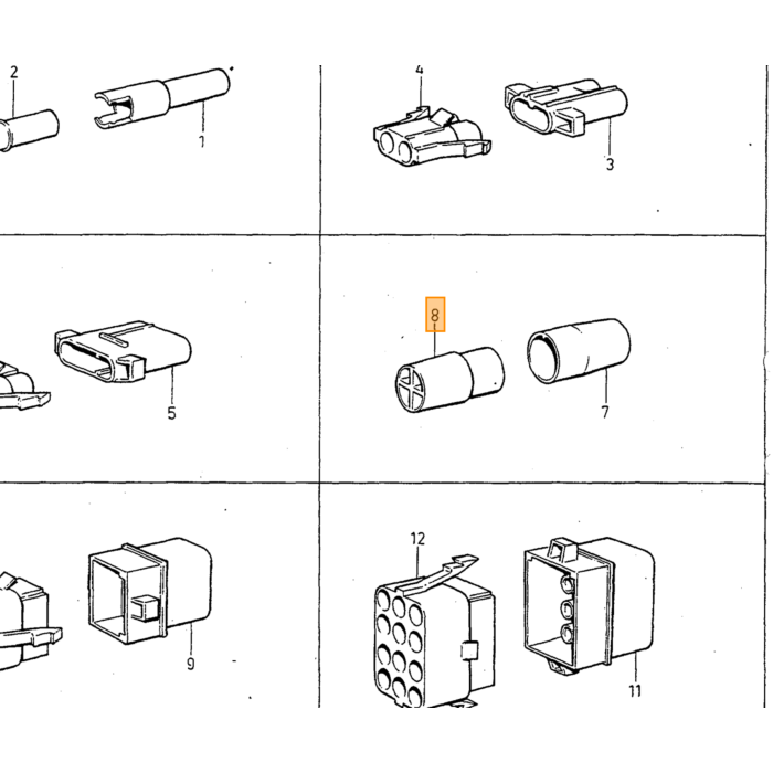 Volvo plug carrosserie dop rubber  koffer paneel 140 164 Volvo onderdeel nr 346509