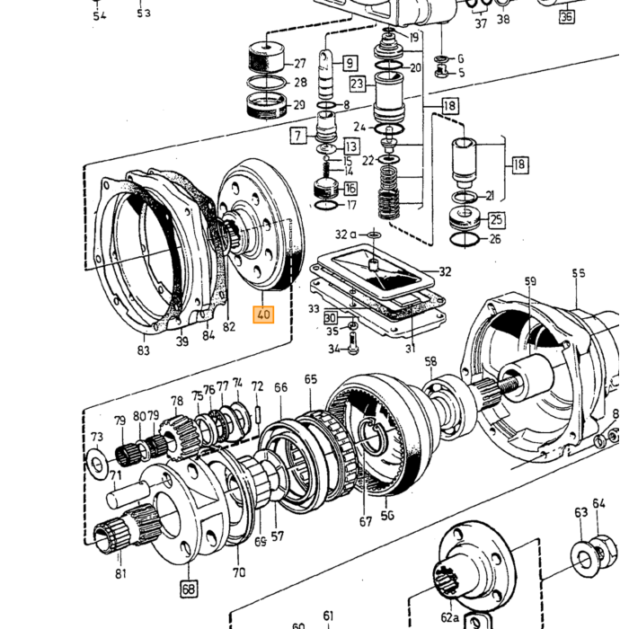Volvo Rem band overdrive koppeling 240 740 940 760 780 S90 V90 Volvo onderdeel nr 3502761