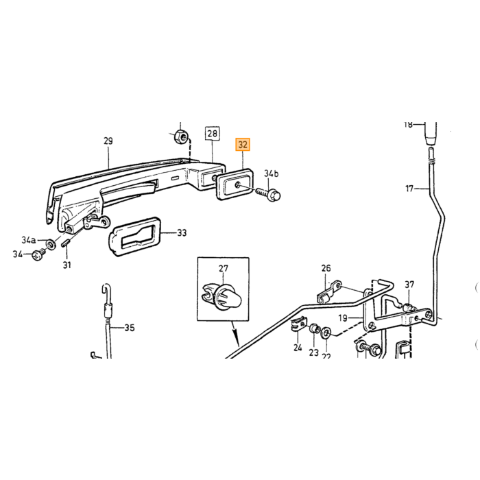 Volvo Pakking Volvo typeVolvo 740 760 780Volvo 940Volvo 960 : Volvo onderdeel nr 3503042