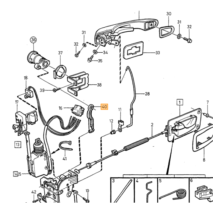 Volvo Pakking Volvo typeVolvo 740 760 780Volvo 940Volvo 960 : Volvo onderdeel nr 3503042