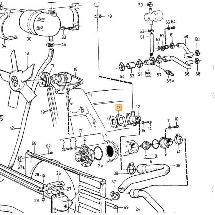 Volvo Pakking D24 Volvo onderdeel nr 3507032