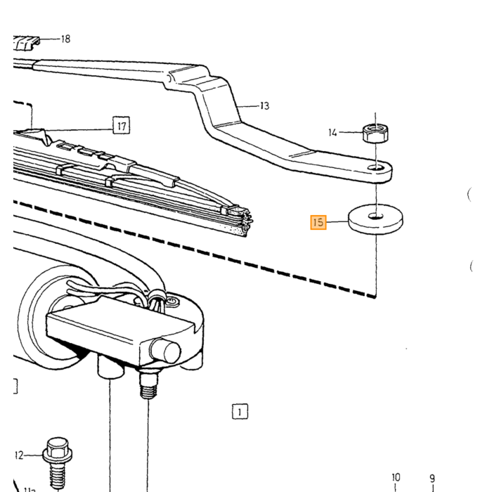 Volvo Pakking afdichting  850 960 S90 V90 (-1998) niet meer leverbaar Volvo onderdeel nr 3512235