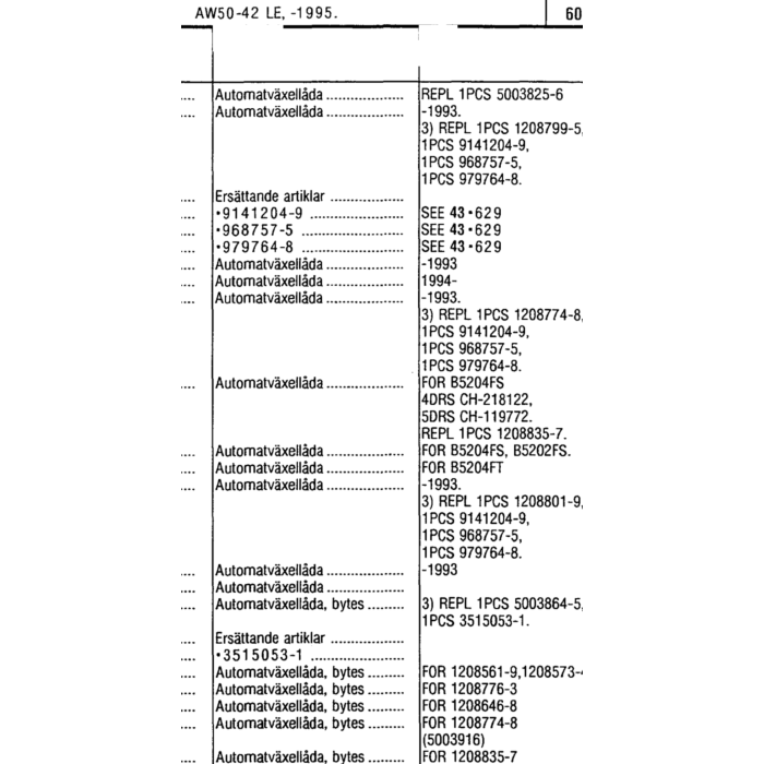 Volvo Snelheidsensor SENSOR Volvo typeVolvo 850 : aandrijving soort Volvo onderdeel nr 3515266