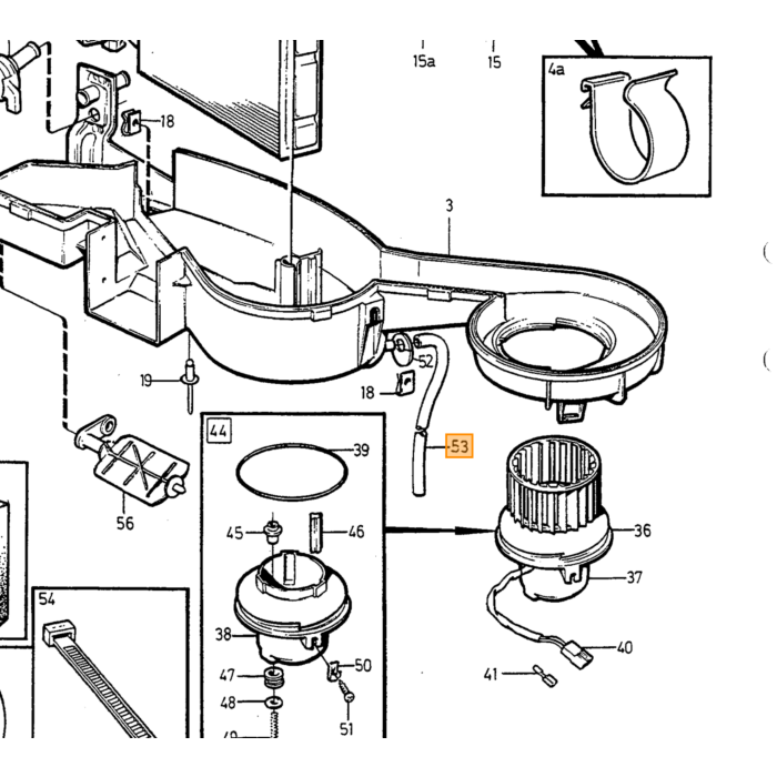 Volvo Drainage Slang Volvo onderdeel nr 3522180