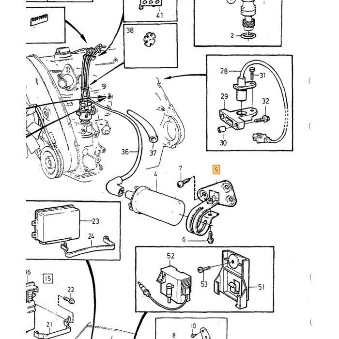Volvo Controle Unit cruise control 240+260+780 B200+B230F+B230FD+B230FX Volvo onderdeel nr 3523537