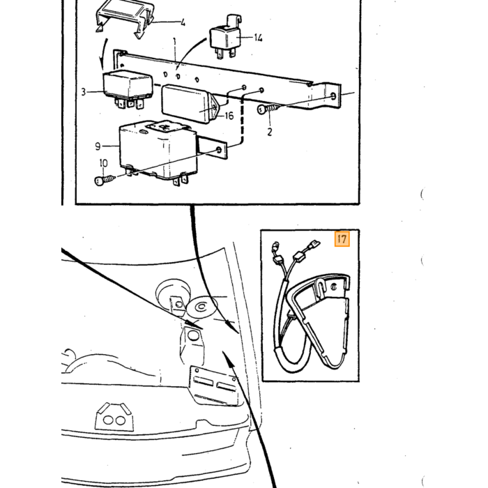 Volvo Relais benzinepomp brandstofpomp K jetronic 240+260+740+760+940(groen) 1348600 1324978 1324022 898160 898465 Volvo onderdeel nr 3523639