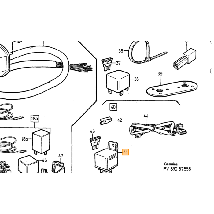 Volvo Handvat trekhaak ontgrendeling afneembare trekhaak 940 960 850 v70 s70  Volvo onderdeel nr 3529893