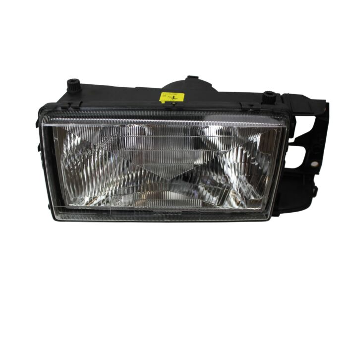 Koplamp unit 740 1990-1992 links complete unit glas 33x15.5cm links enkelvoudige reflector orig