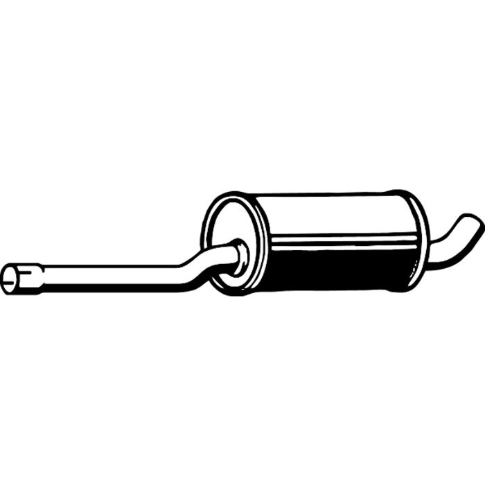 Avgassystem 740 760 780 940 960 TURBO mellanljuddämpare för dämpare 3536026 1274853