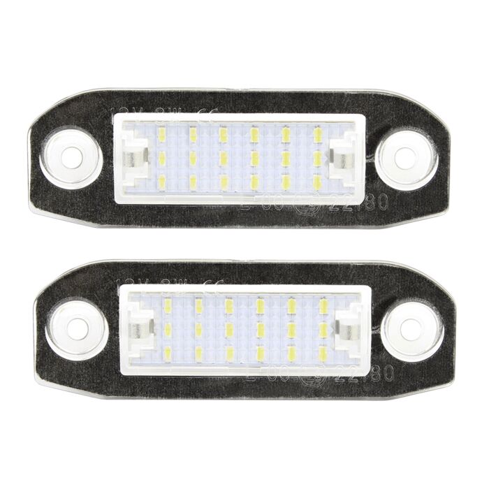 LED kentekenplaatverlichting  5000K  1 paar C70  S40  S60  S80  V50  V60  V70  XC60  XC70  XC90