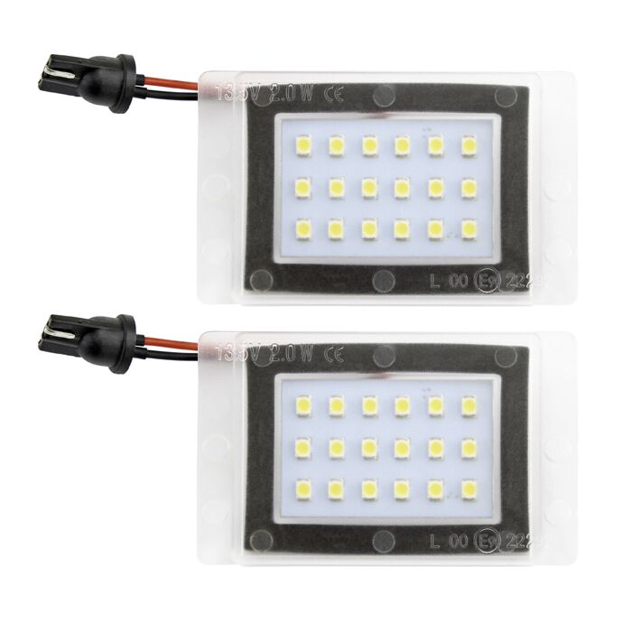 LED-nummerplåtsbelysning, 5000K, 1 par 850, V70, XC70 Cross Country