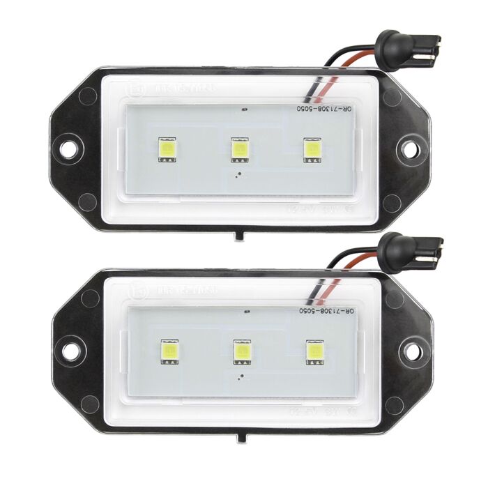 LED kentekenplaatverlichting  6000K  1 paar 850  960  S90