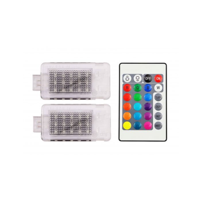 RGB-LED lastutrymmesbelysning, 1 par C30, C70, S60, S80, V70, XC70, XC90