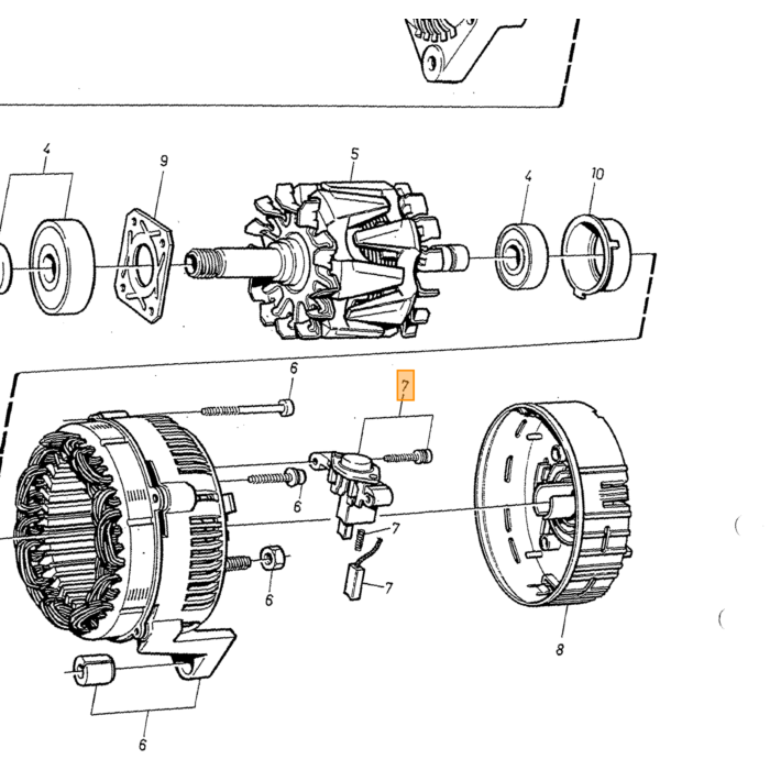 Volvo poelie pulley Volvo onderdeel nr 3544576