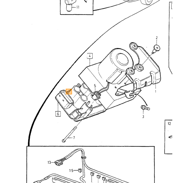 Volvo Remslang voor 740+940+960+V90+850+V70+S70 -1999 345 S70 740 850 960 V70 940 V90 760 S90 C70 780 Xc70 Volvo onderdeel nr 3546813