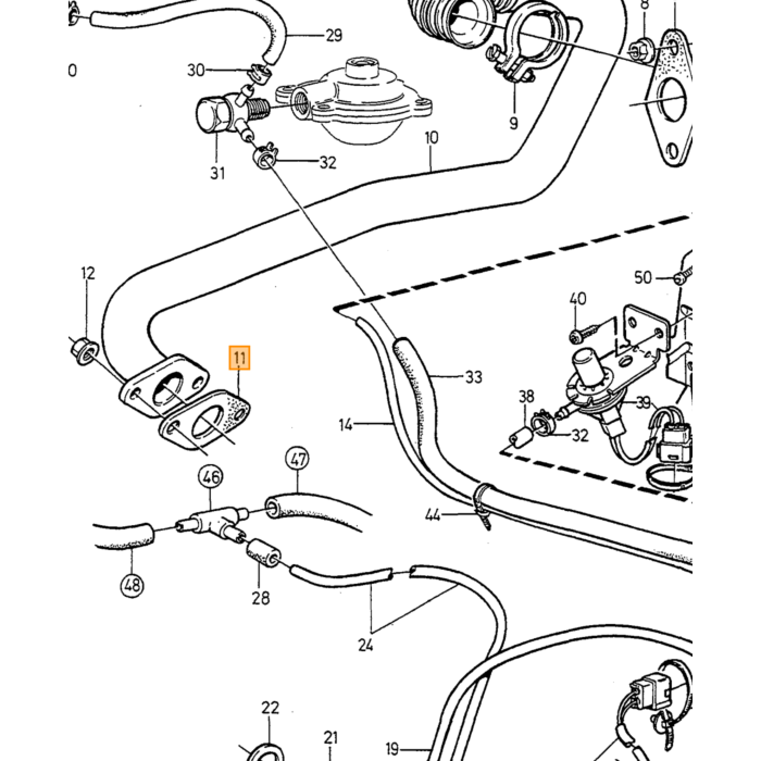 Volvo Pakking Volvo onderdeel nr 3547613